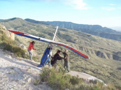 Glider at launch.