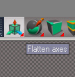 the flatten axis tool missing from toolbars 7.61 install