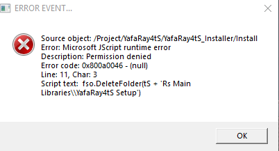 YafaRay4tS Setup folder error.PNG
