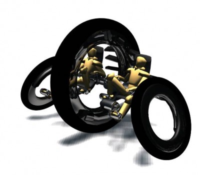 MMC0912 Futuristic Bicycle Race - TriCycle Tandem B.jpg