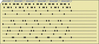 Black and white alpha map made from this punch card.